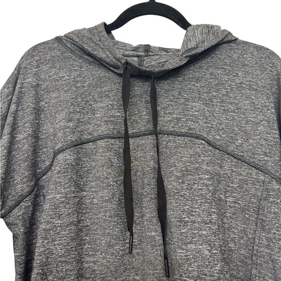 GapFit Gray Lightweight Pullover Hoodie Womens Medium Athleisure Gorpcore - Picture 2 of 7